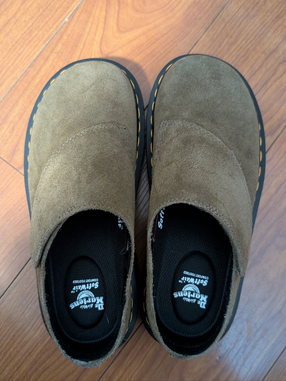 Dr Martens  Zebzag Olive Suedeules Size 6 - Picture 6 of 8